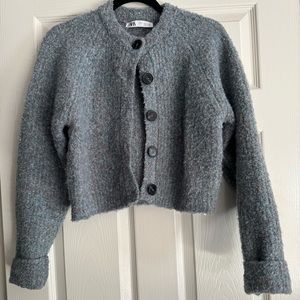 ZARA knit cardigan cropped